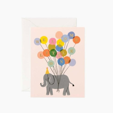 Welcome Elephant Card