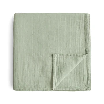 Organic Cotton Muslin Swaddle Blanket