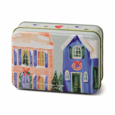 CHRISTMAS TINS 5 OZ. PRINTED TIN