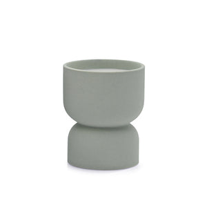 Matte Hourglass Textured Ceramic Candle