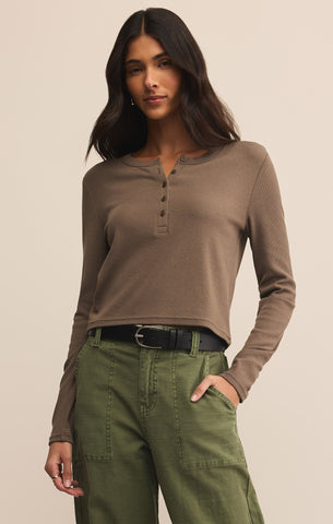Ferris Henley Top in Tavern