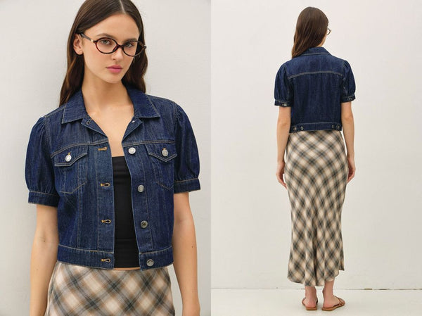 Denim Crop Jacket