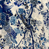 Floral and Bird Pattern Big size rectangular scarf