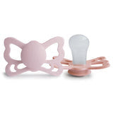 FRIGG Butterfly Anatomical Silicone Pacifier 2-Pack