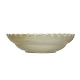 Stoneware Bowl Scallop