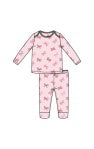 Candy Cane Bows Loungewear Set