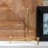 10" BRASS STRAIGHT BACK EASEL