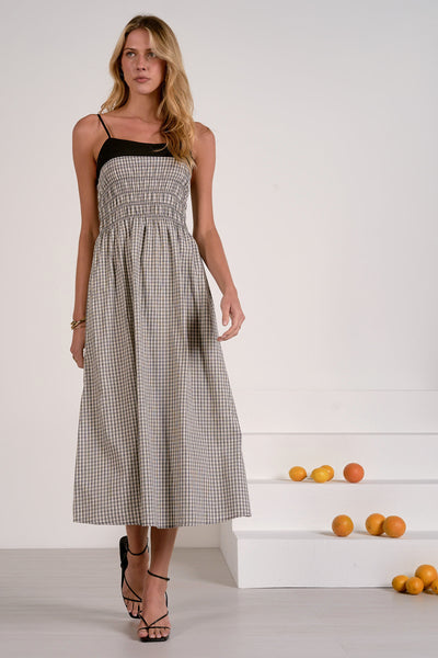Maxi Spagetti Strap Color Block