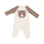 Baby Bear Applique - Raglan Romper