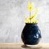 9.25" Deep Blue Terra Cotta Vase