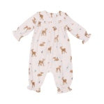 Soft Deer - Smocked Romper