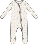 Simple Suns 2 Way Zipper Footie