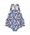 Poppy Days Ruffle Sunsuit