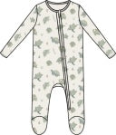 Sea Turtles 2 Way Zipper Footie