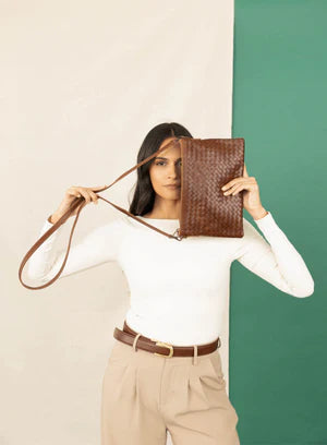 Woven Crossbody Bag